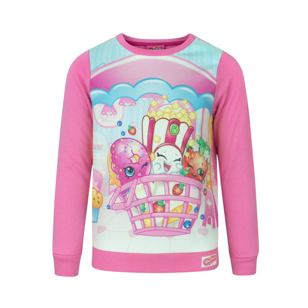 Shopkins (11-12 Years) Sweatshirt (Girls ) Pink