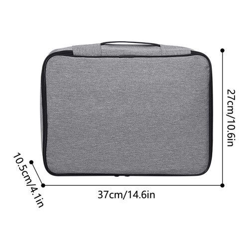 Fireproof Waterproof Document Organizer Bag with Lock 2
