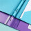Alofun plastmapper med lommer, kraftige, 2 lommer 4