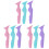 9Pièces Outils Silicone Aide Eyeliner Sourcils 1