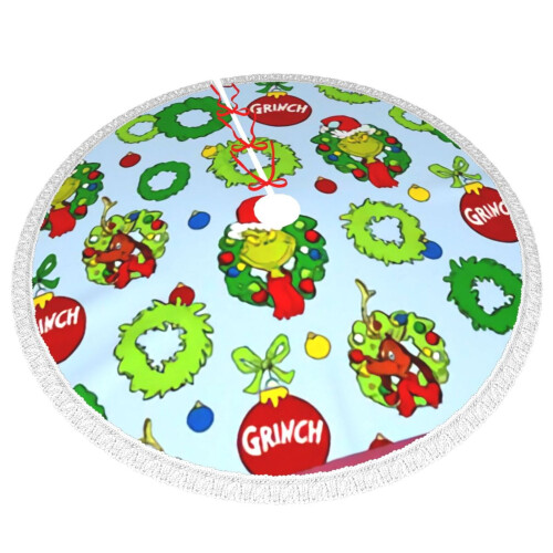Christmas Tree Skirt 36 Inch Rustic Holiday Decor 2
