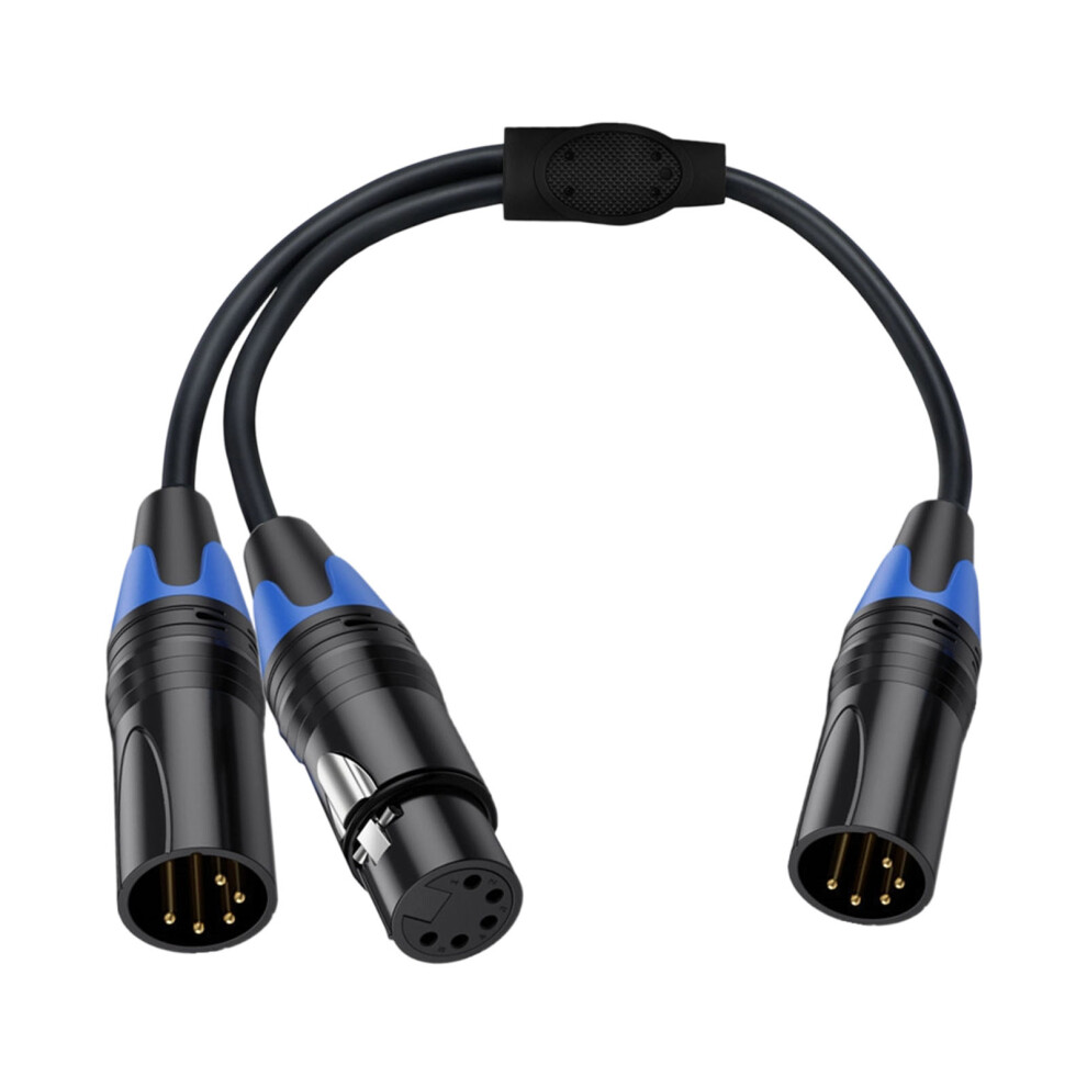 5Pin Xlr Splitter Cable With Male And Female Connectors For-F 7627001512627