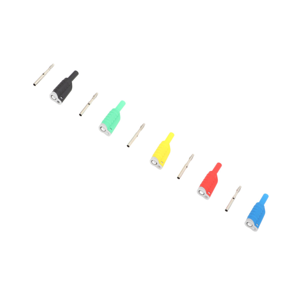 5 Colour 4Mm Banana Plug Connectors 7340572746030
