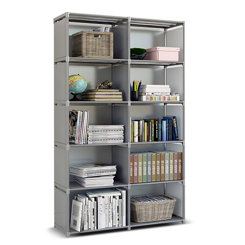 Modern 10 Cube Bookcase Organiser