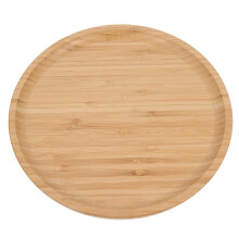 Bamboo serving tray for fruit and pastries 1 piece