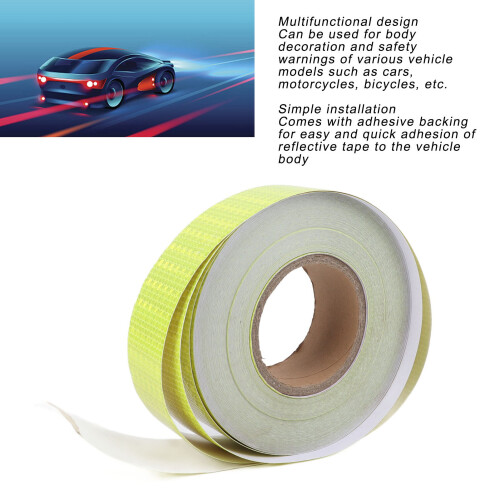Durable Fluorescent Yellow Reflective Tape for