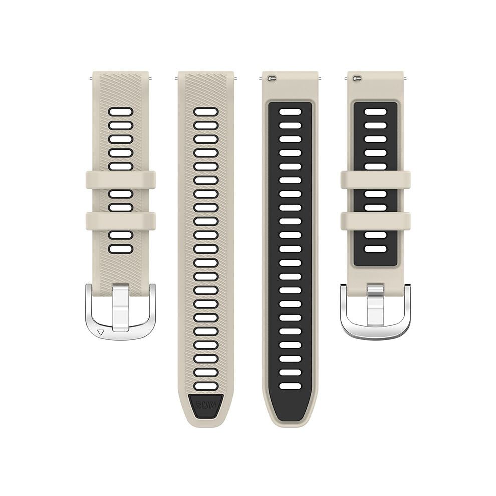 (Starlight 22Mm) Silicone Watch Band Strap Metal Buckle Band For Garmin Forerunner265s/265 Black 688249461563