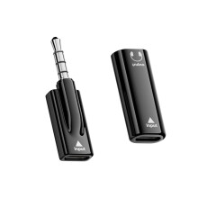 Adaptateur de casque universel 3.5mm, convertisseur-noir clair