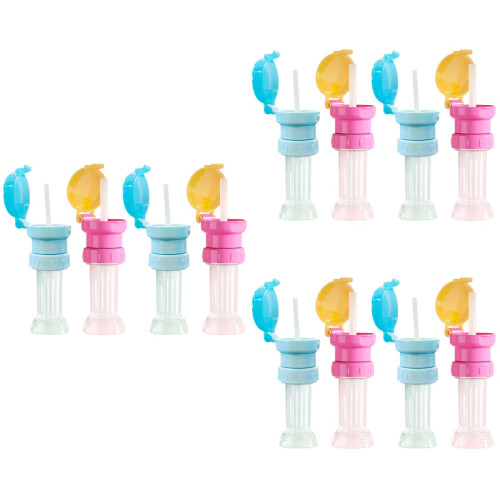 12Pièces Adaptateurs Gourde Sûrs Avec Embout Silicone Bébé