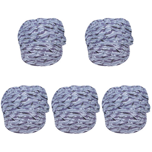 5Pcs Protective Cotton Welders Caps Adjustable Dark Grey Welding Hats