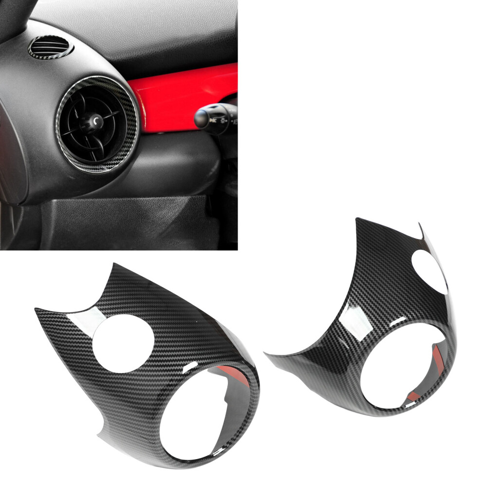 Carbon Style Ac Vent Trim For Mini 7340572983480