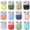 Capa de silicone compatível com AirPods - Capa/Proteção - Várias cores: Branco 3