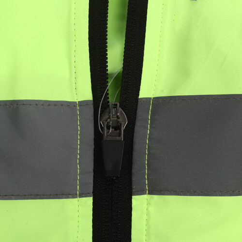 High-Vis Polyester Coat with Pockets