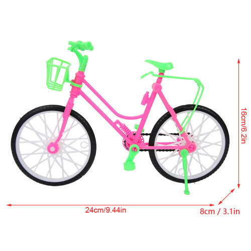 Safe Plastic Doll Bicycle Toy