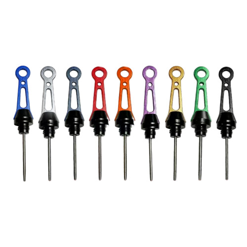 High Accuracy Motorcycle Engine Oil Levels Gauges-Black 1