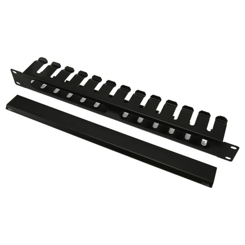 2U Rack Cable Routing Panel 12 Slots