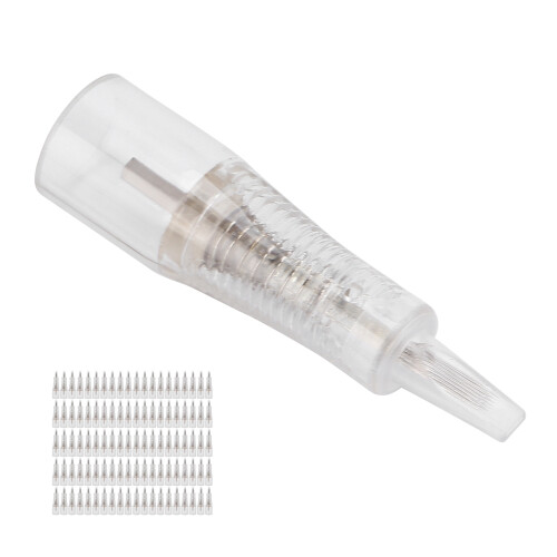 100 pezzi aghi da microblading 7FP per sopracciglia e labbra