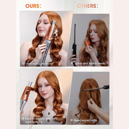 32mm Automatic Hair Curler Iron Styler Ceramic Rotating Curl Waves Stick 1