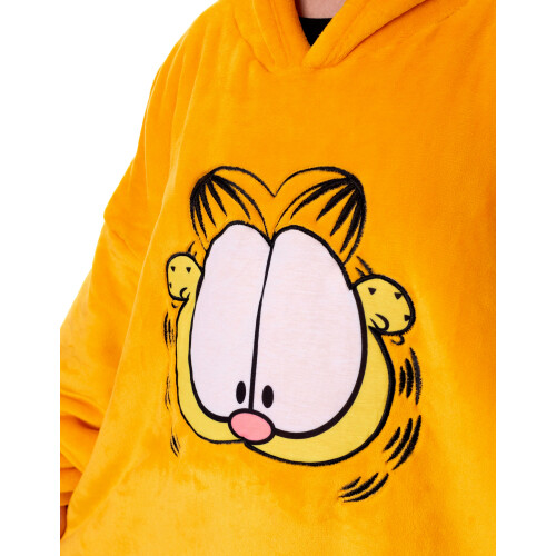 Garfield Blanket Hoodie (Unisex Orange) 2