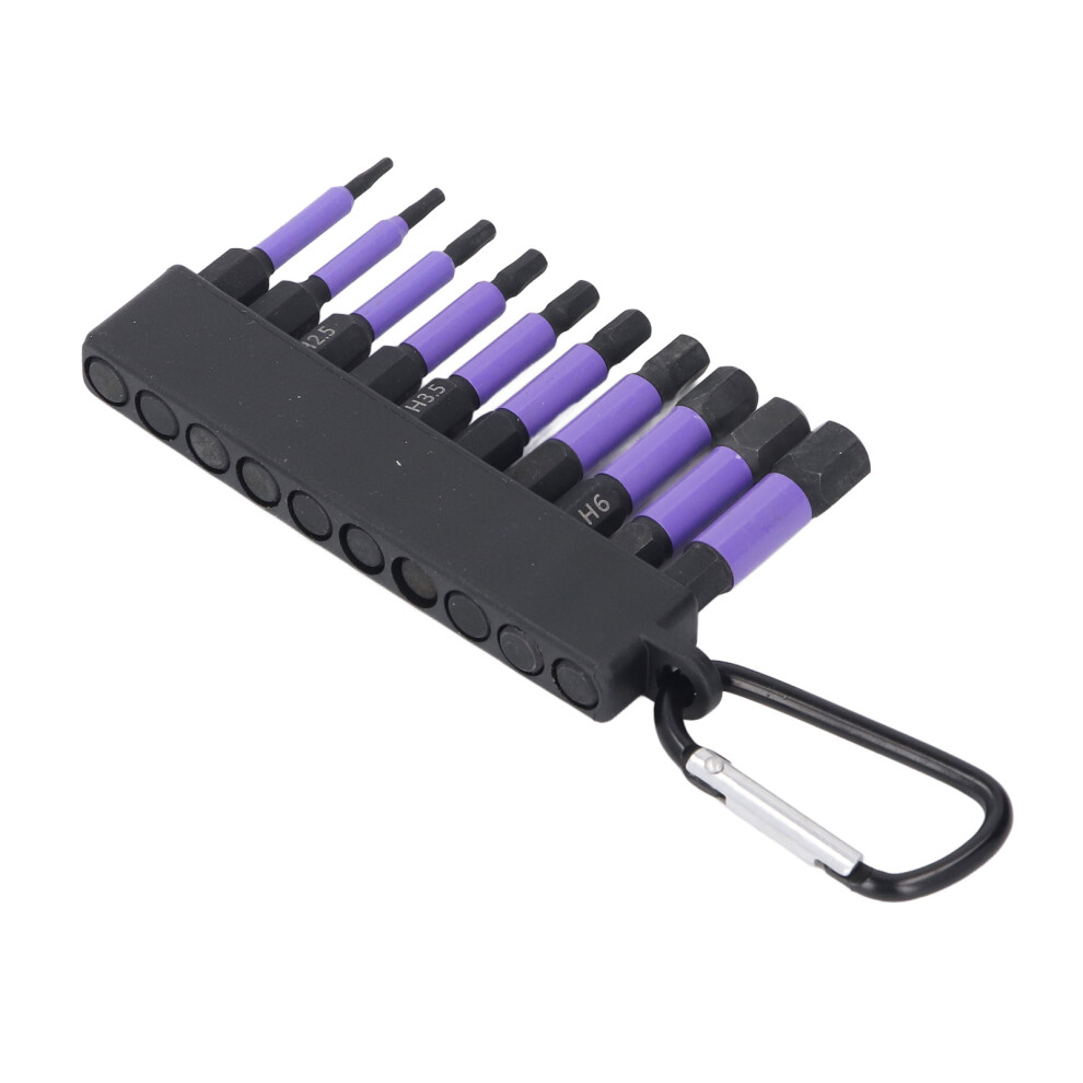 10PCS 2-Inch Hex Shank Screwdriver Bits Set