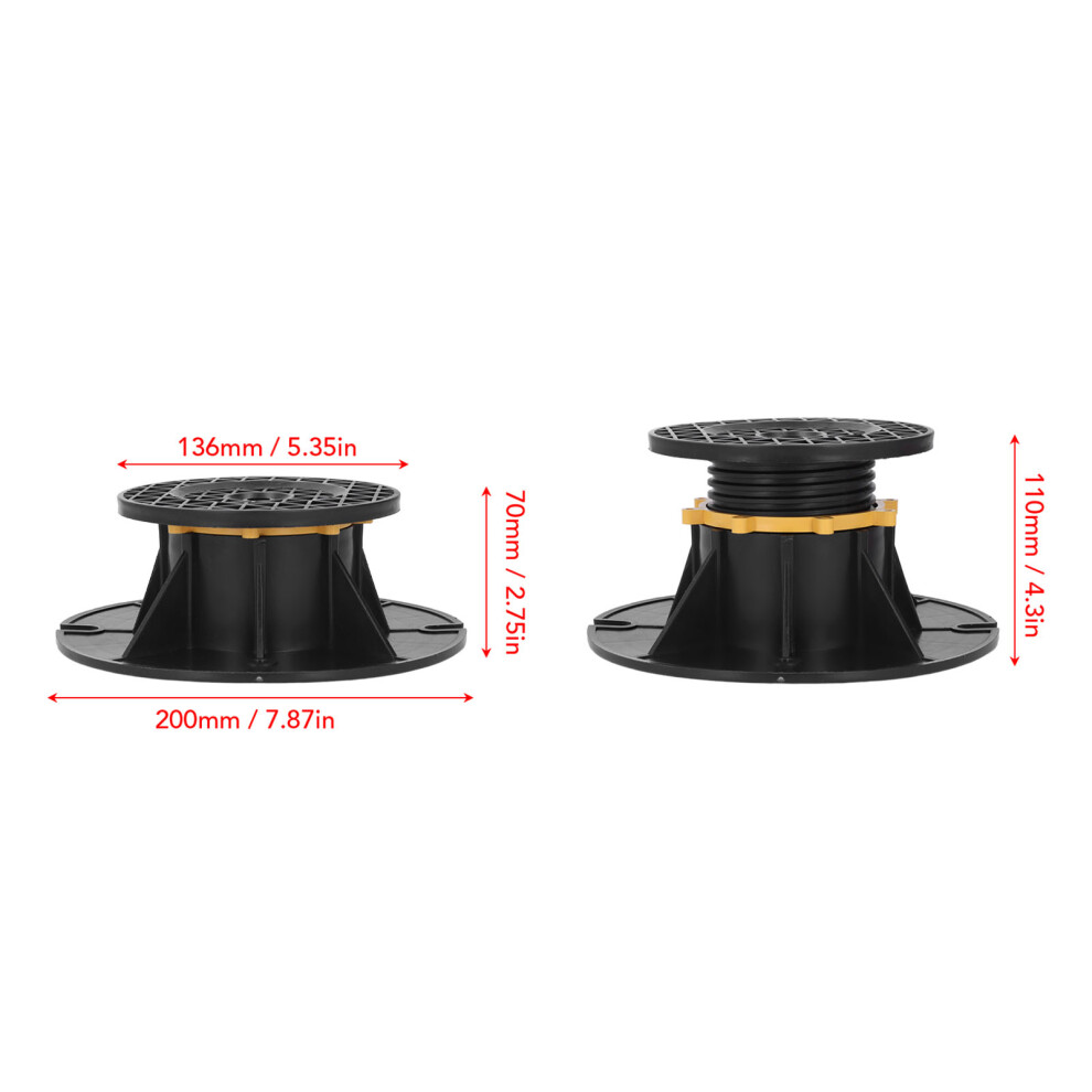 PP Plastic Sofa Support Legs Adjustable