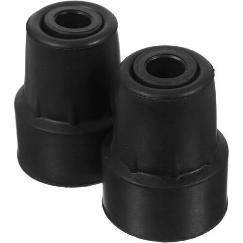 2pcs Floor Mat Cane Rubber Tips Replacement Cane Anti-skid Tips Cane Tip Walking Pole Rubber Tips Walking