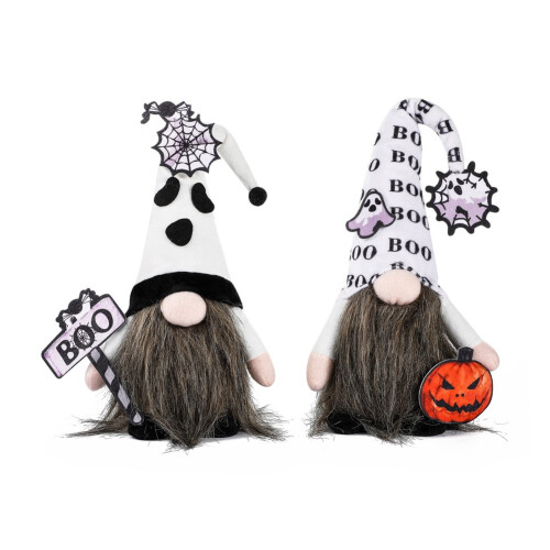 Décoration en peluche gnome d'Halloween faite main elfe sorcière vampire