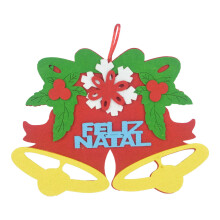 Coffret cadeau de décorations de Noël pour sapin, Père Noël et bonhomme de neige