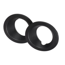 2PCS Black ABS Fog Light Trim Ring BMW X3 E83
