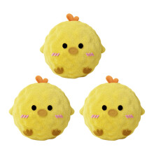 3pack Soft Dog Chew Toy Cartoon Spiky Ball With Sound-chick