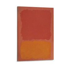 Estampe de Mark Rothko « Rouge et orange sur fond saumon », 1969, sur toile.
