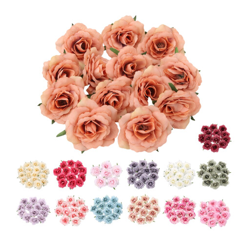 Roses artificielles, 10 pièces