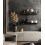 Étagères flottantes noires avec bordure dorée 40 cm 4