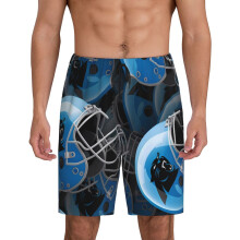 Calça de pijama masculina com o logotipo de um time de futebol (1 par)