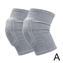 Sponge Knee Pads for Sports and Yoga Gray S