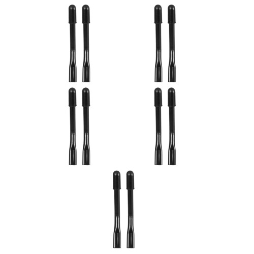 10Pcs Durable Iron Wheelchair Brake Handle Extensions Black Color