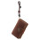 Journal De Poche Marron Clair Cuir Pour Voyage 1