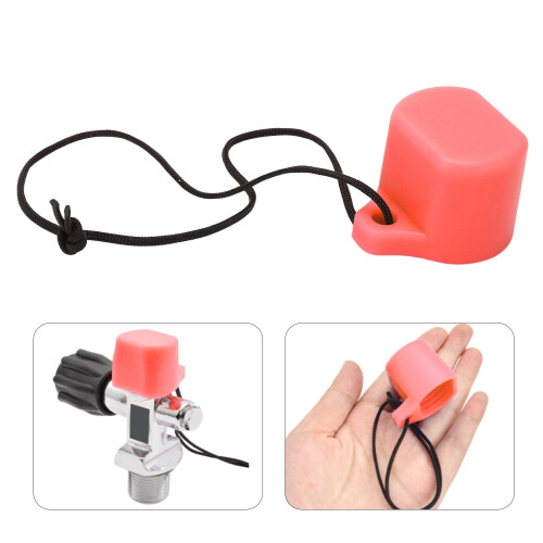 Practical Diving Cylinder Valve Cover Pink 1