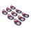 Premium 9Pcs Waterproof Golf Club Headcovers Set 21