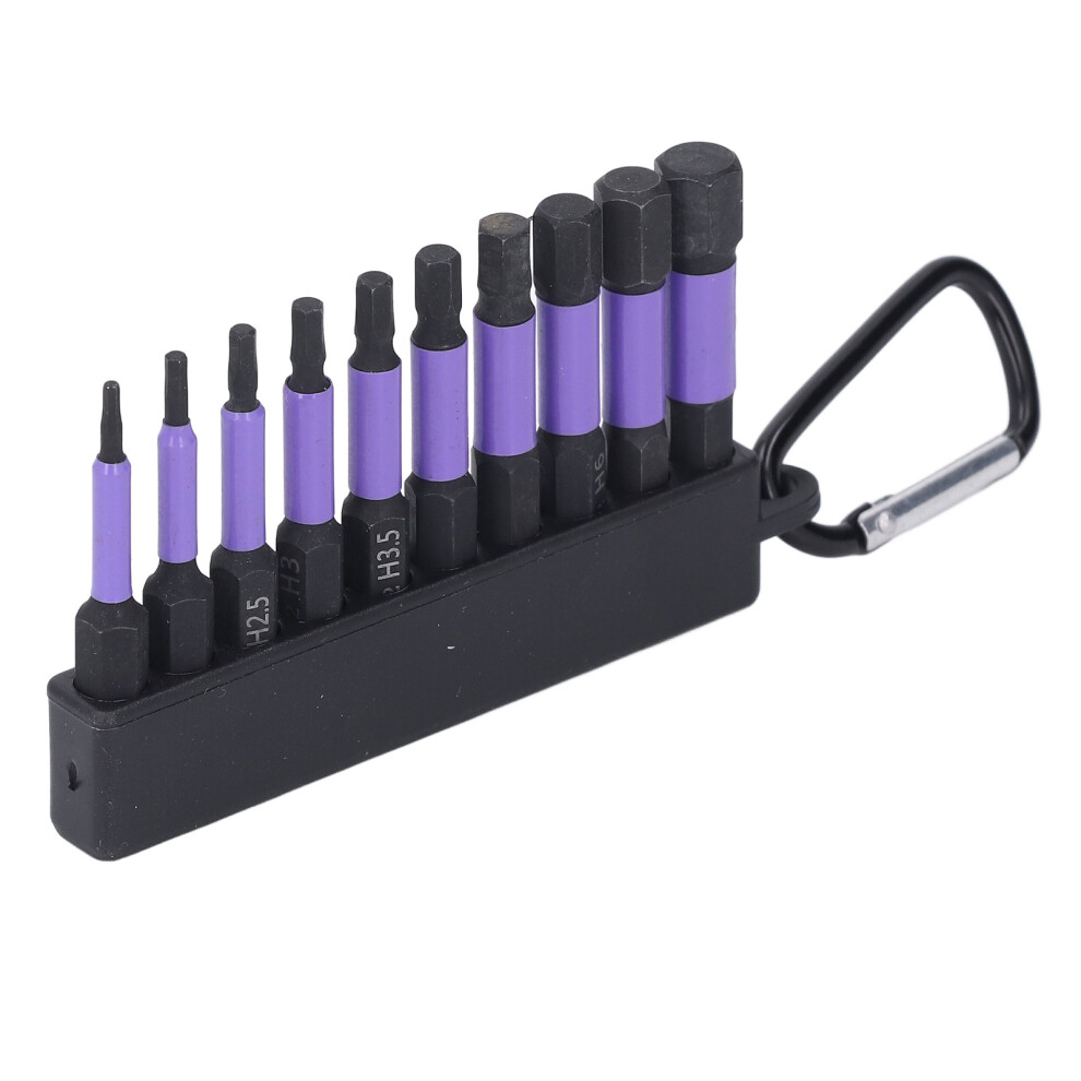 10-Piece Impact Driver Bits Set 2 Inch Magnetic