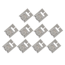 Stainless Steel Tuck Presser Feet 10 Pack