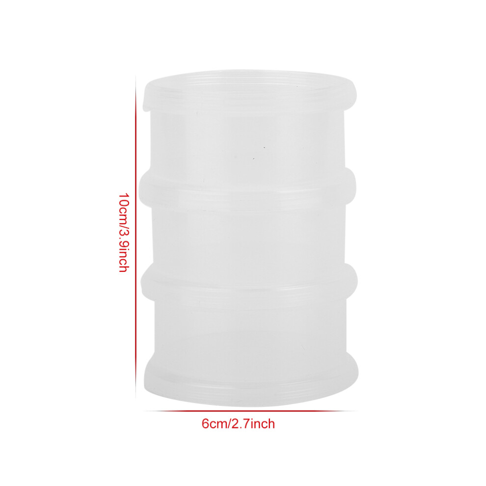 Transparent 3-Tier Nail Organiser Box
