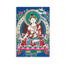 Tibeti Thangka Bodhisattva falikép poszter 20x30 hüvelyk