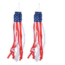 Amerikan lipun tuulisukat, polyesteriä, 2 kpl