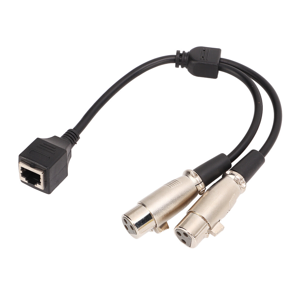 Dmx Xlr 3Pin Female To Rj45 25Cm 7340572798336