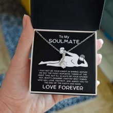Valentinstag-Geschenkbox für Halsketten, romantisches Design, 1 Stück