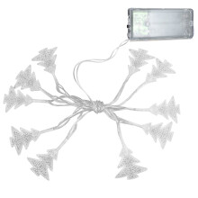 Guirlande lumineuse de Noël 1,5 m, 10 lumières clignotantes ou fixes