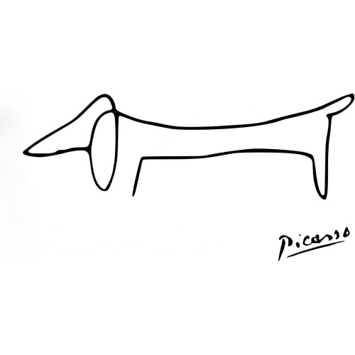 Tablou Picasso cu buchet de pace, 40x60 cm