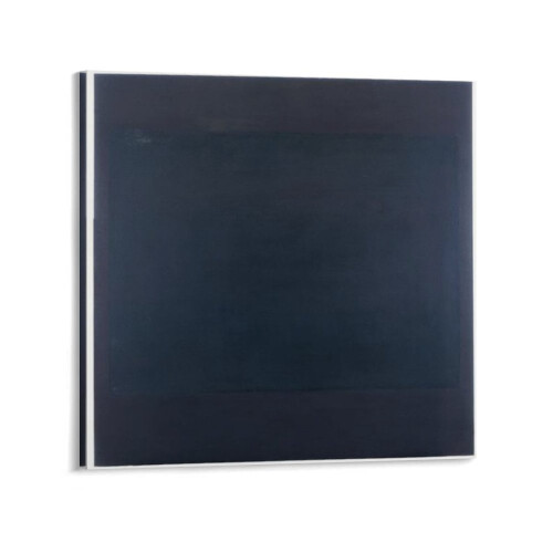 Mark Rothko Cinza Escuro 1964 Impressão em Tela Poster 16x16 polegadas