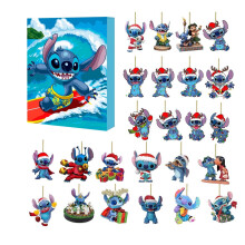 Calendrier de l'Avent Stitch de Noël - 24 jours avec des jouets et